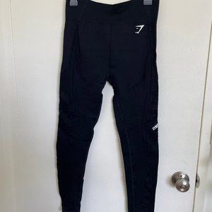L Black cutout Gymshark leggings